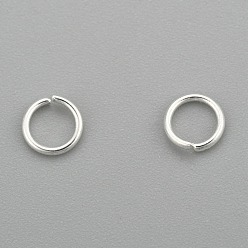Silver 304 Stainless Steel Jump Rings, Open Jump Rings, Silver, 4x0.6mm, Inner Diameter: 2.8mm