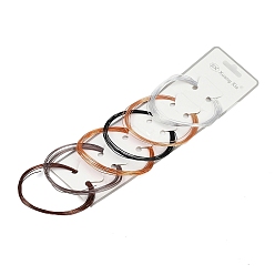 (52) Непрозрачная лаванда Круглый анодированный алюминиевый провод, гибкая легкая проволока для рукоделия, разноцветные, 22 датчик, 0.6 мм, около 39.37 футов (12 м) / комплект, 6 цветов