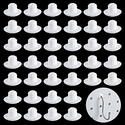 Белый 80шт резиновая водонепроницаемая резьбовая заглушка, белые, 13x8.5 мм