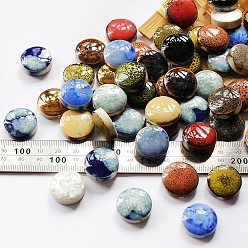 (52) Непрозрачная лаванда Мозаика из керамогранита, мозаика неправильной формы, для поделок из мозаики своими руками, рамы для картин, плоско-круглые, разноцветные, 15~60x5 мм, о 100 г / мешок