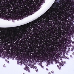 (DB1312) Dyed Transparent Wine MIYUKI Delica Beads, Cylinder, Japanese Seed Beads, 11/0, (DB1312) Dyed Transparent Wine, 1.3x1.6mm, Hole: 0.8mm, about 2000pcs/bottle, 10g/bottle