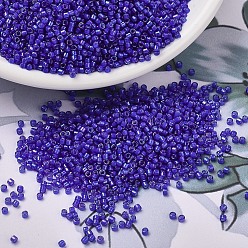 (DB1785) Кобальтовый AB с Белой Подкладкой Бусины miyuki delica, цилиндр, японский бисер, 11/0, (дБ 1785) белый кобальт, 1.3x1.6 мм, отверстия: 0.8 мм, около 10000 шт / мешок, 50 г / мешок