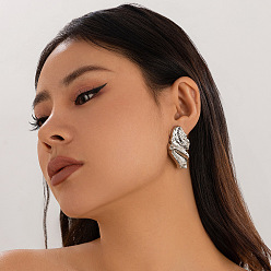 Самородки Серьги сплава, платина, самородки, 43x25 мм