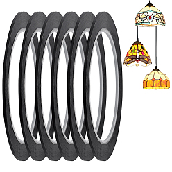 Черный 66м клейкая лента для животных, чёрные, 2 мм