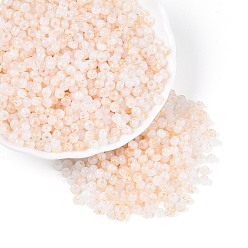 Желтая Старая Ткань  6/0 стакан бисер, круглое отверстие, рондель, золотой металл обвитыми, старое кружево, 4~4.5x3~3.5 мм, отверстие : 1.2~1.4 мм, Около 6430 шт / фунт