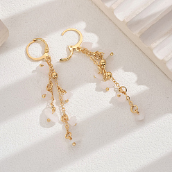 Золотой Элегантные женские серьги с медными кисточками, идеально подходит для повседневного использования или вечеринки, золотые, 9 мм