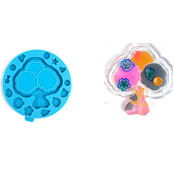 Темно-Голубой Силиконовые формы для облаков своими руками, формы для литья смолы, для уф-смолы, эпоксидная смола, глубокое синее небо, 117x9 мм