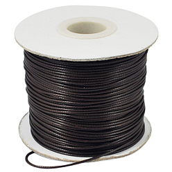 Coconut Brown Korean Waxed Polyester Cord, Coconut Brown, 1mm, about 85yards/roll