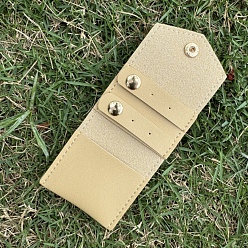 Лимонный шифон Мешочки из микрофибры, принадлежности для хранения колец, прямоугольные, лимонный шифон, 14.5x6 см