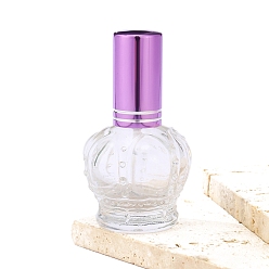 Средняя Орхидея 12мл флаконы-распылители из стекла с короной, распылитель мелкого тумана, многоразовая бутылка, средне орхидеи, 3.7x6.7 см, емкость: 12 мл (0.41 жидких унций)