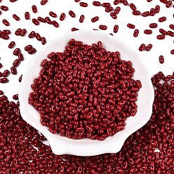 Коричневый Непрозрачные акриловые бусины, арахис, коричневые, 6.5x4x3 мм, отверстие : 1.5 мм, Около 9998 шт / 500 г