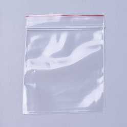 Transparent Wiederverschließbare Taschen, wiederverschließbare Beutel, Top-Verschlussbeutel, Transparent, 25x17 cm, einseitige Dicke: 2.3 mil(0.06mm), Innen Maßnahme: 23.5x17 cm