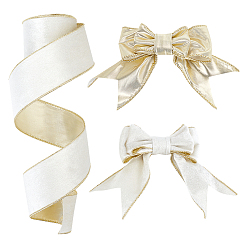 Белый Дым 10 односторонняя бархатная лента в ярдах, с поликоттоновой обратной стороной, для изготовления бантов, Подарочная упаковка, оформление партии, серый, 2-1/2 дюйм (63 мм), около 10.00 ярдов (9.14 м) / рулон