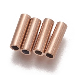 Розовое Золото Ионное покрытие (ip) 304 шарики из нержавеющей стали, розовое золото , 10x3 мм, отверстие : 2 мм