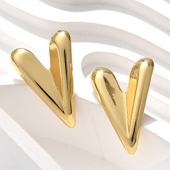 Настоящее золото 18K 304 из нержавеющей стали серьги, ионное покрытие (ip), сердце, реальный 18 k позолоченный, 27.5x19.5 мм