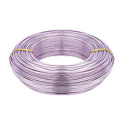 Лиловый Круглый анодированный алюминиевый провод, для изготовления ювелирных изделий, сирень, 15 датчик, 1.5 мм, около 328.08 футов (100 м) / 500 г