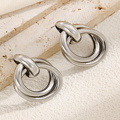 Ring Серьги сплава, платина, кольцо, 50 мм