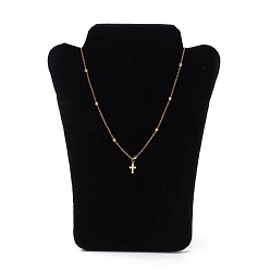 Черный Бархат ожерелье дисплей бюст, чёрные, 220x170x10 мм