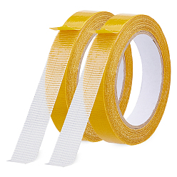 Золотистый Липкая лента, лента для разметки пола, для крепления ковра, нашивки на одежду, золотые, 20 мм, 20 м / рулон