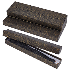 Серый Картонные коробки для хранения бумаги, для поставок вентиляторных пакетов, прямоугольные, серые, 28x4x3.1 см