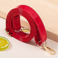 Малиновый Ручки сумки из искусственной кожи, с металлическими застежками, малиновый, 140x2.4 см