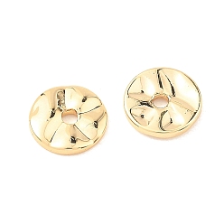 Real 18K Gold Plated SHEGRACE Brass Spacer Beads, Disc, Cadmium Free & Nickel Free & Lead Free, Real 18K Gold Plated, 1x6mm, Hole: 1.2mm