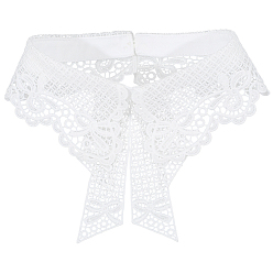 Белый Женский накладной воротник из полиэстера, отделка горловины своими руками аксессуары для одежды, белые, 434x160x4 мм