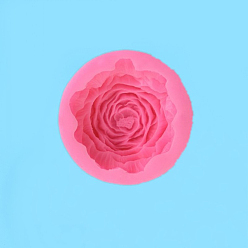 Ярко-Розовый Силиконовые формы для свечей своими руками, для изготовления ароматических свечей, пион, ярко-розовый, 9.5x3.5 см