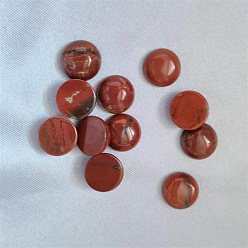 Красный Камень Природного красной яшмы кабошон, полукруглые / купольные, 6 мм