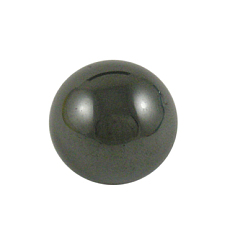 Magnetic Hematite Magnetic Synthetic Hematite Beads, Gemstone Sphere, No Hole/Undrilled, Round, 24mm