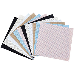 (52) Непрозрачная лаванда 12 шт 6 цвета 11 листы ткани для вышивки крестом, ткань вышивка ткань, для изготовления швейных изделий, разноцветные, 15x15x0.06 см, 2 шт / цвет