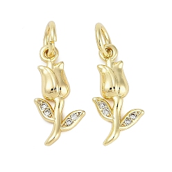 Настоящее золото 18K Стойка металлическая латунная микропрофилированная кубическая циркония подвески, без свинца и без кадмия, долговечный, , с целью перехода в кольце, реальный 18 k позолоченный, 14.5x6.5x2 мм