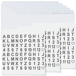 Белый 25 листы бумаги разделители для папок, Вкладка индексной страницы для планировщика, блокнота и переплетных листов, прямоугольные, с 3шт. самоклеящихся полипропиленовых наклеек, белые, 125x86x0.3 мм