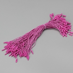 Фуксиновый Веревка для бирки с защелкой из полиэстера, завязки-крючки с застежкой-петлей, красно-фиолетовые, 20x0.28 см