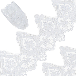 Белый 3ярды полиэстеровой пряжи для кружевной отделки, аксессуары для одежды, белые, 10-3/8 дюйм (264 мм)