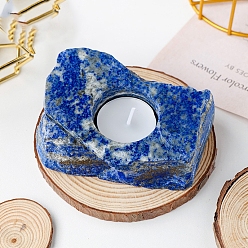 Ляпис-Лазурь Подсвечники из натурального лазурита, подсвечник из энергетического камня рейки, 9~10 см