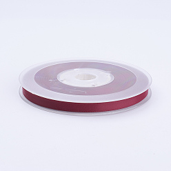 Medium Violet Red Double Face Matte Satin Ribbon, Polyester Satin Ribbon, Medium Violet Red, (1/4 inch)6mm, 100yards/roll(91.44m/roll)