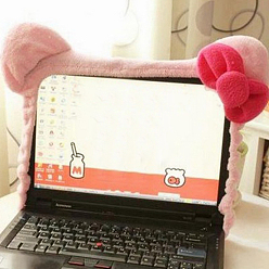 Pink Тканевый пылезащитный чехол для монитора компьютера, розовые, 150 мм