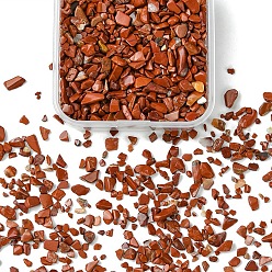 Красный Камень 50g натуральные бусины из красной яшмы, нет отверстий / незавершенного, 2~12x2~10x1~3 мм