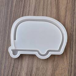 Белый Дым День святого валентина своими руками силиконовые украшения формы, формы для литья смолы, для уф-смолы, изготовление изделий из эпоксидной смолы, автобус, серый, 95x130x8 мм