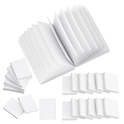 Белый 60шт мини-бумажная книга, мебельные аксессуары для кукольного домика, белые, 21.5x16x3.5 мм, 60 шт / комплект