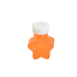 Темно-Оранжевый Светящиеся смоляные звезды, миниатюрные украшения, для садовых кукольных домиков, темно-оранжевый, 33x23 мм