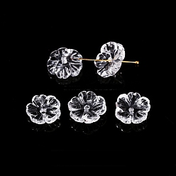 Цветок Природный кристалл кварца бусины, резные бусины из горного хрусталя, цветок, 13 мм