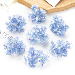 Васильковый Цветочные украшения из ткани, искусственный цветок, для украшения свадебного дома, васильковый, 80x50 мм