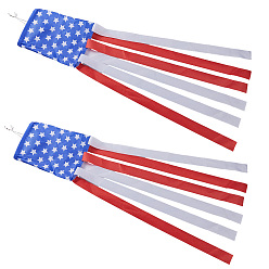 Синий Флаг-ветроуказатель в честь Дня независимости, для наружных баннерных украшений, синие, 1180x210 мм