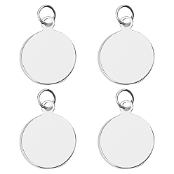 Посеребрённый 925 стерлингов серебряные подвески, подвески-пустые диски с соединительными кольцами, 1Замшевая ткань из ПК, квадратная салфетка для полировки серебра, 925 серебро покрытием, 12x10x0.5 мм, отверстие : 2.6 мм