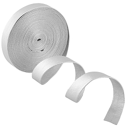 Серебро Ленты из искусственной кожи, для сумок, изготовление ювелирных изделий, сделай сам крафт, серебряные, 5/8 дюйм (15 мм), около 5.47 ярдов (5 м) / пачка