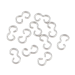 Платина Латунные разъемы для быстрой связи, 3 образные пряжки, без кадмия, без никеля и без свинца, платина, 5.5x3x0.7 мм