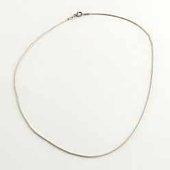 Нержавеющая Сталь Цвет Устойчивые к потускнению 304 цепочки из нержавеющей стали, цвет нержавеющей стали, 20.4 дюйм (52 см) x 1.2 мм