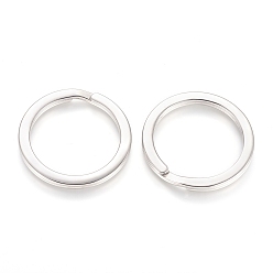 Нержавеющая Сталь Цвет Устойчивый к потускнению 304 фурнитура для брелка из нержавеющей стали, разделенные брелки, цвет нержавеющей стали, 33x3 мм